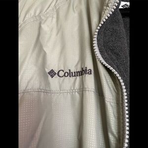 Mens Columbia fleece line jacket